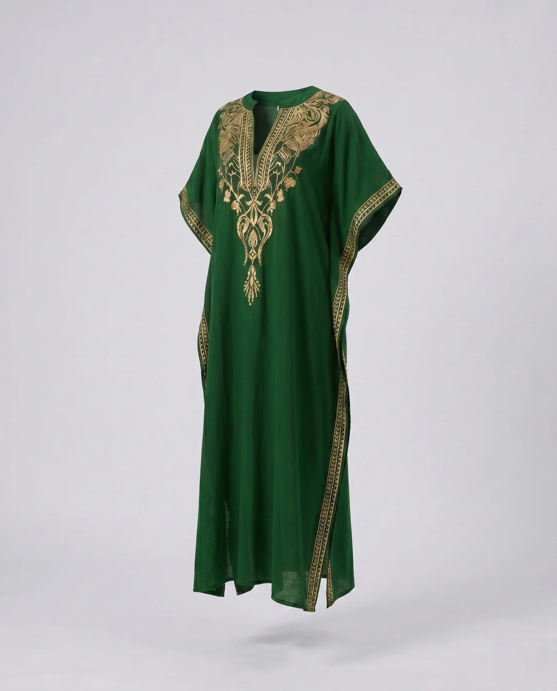 Damen eleganter Kaftan mit filigraner Goldstickerei R&B - Image 6