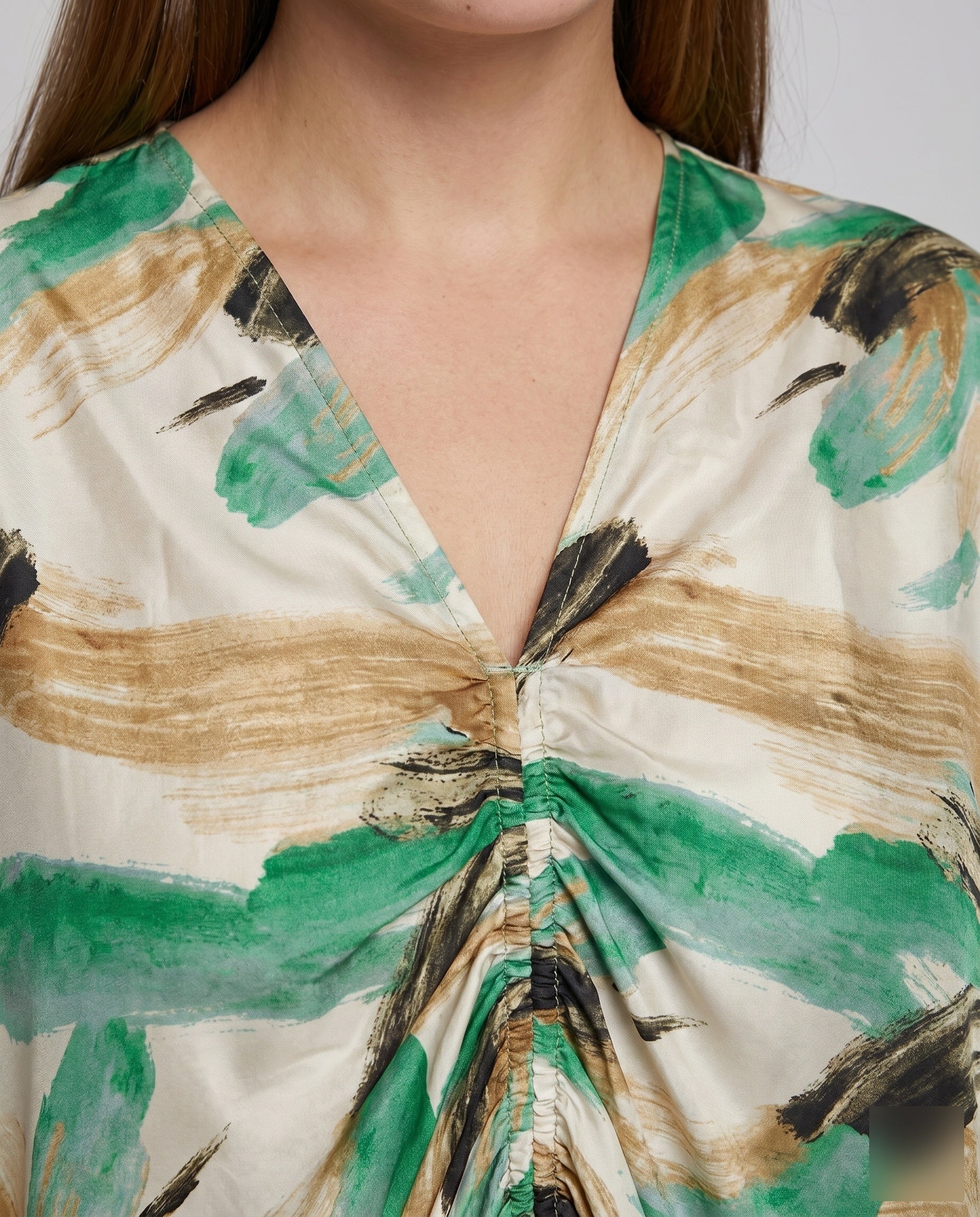 Damen eleganter Kaftan mit kunstvollem Drapé R&B - Image 2