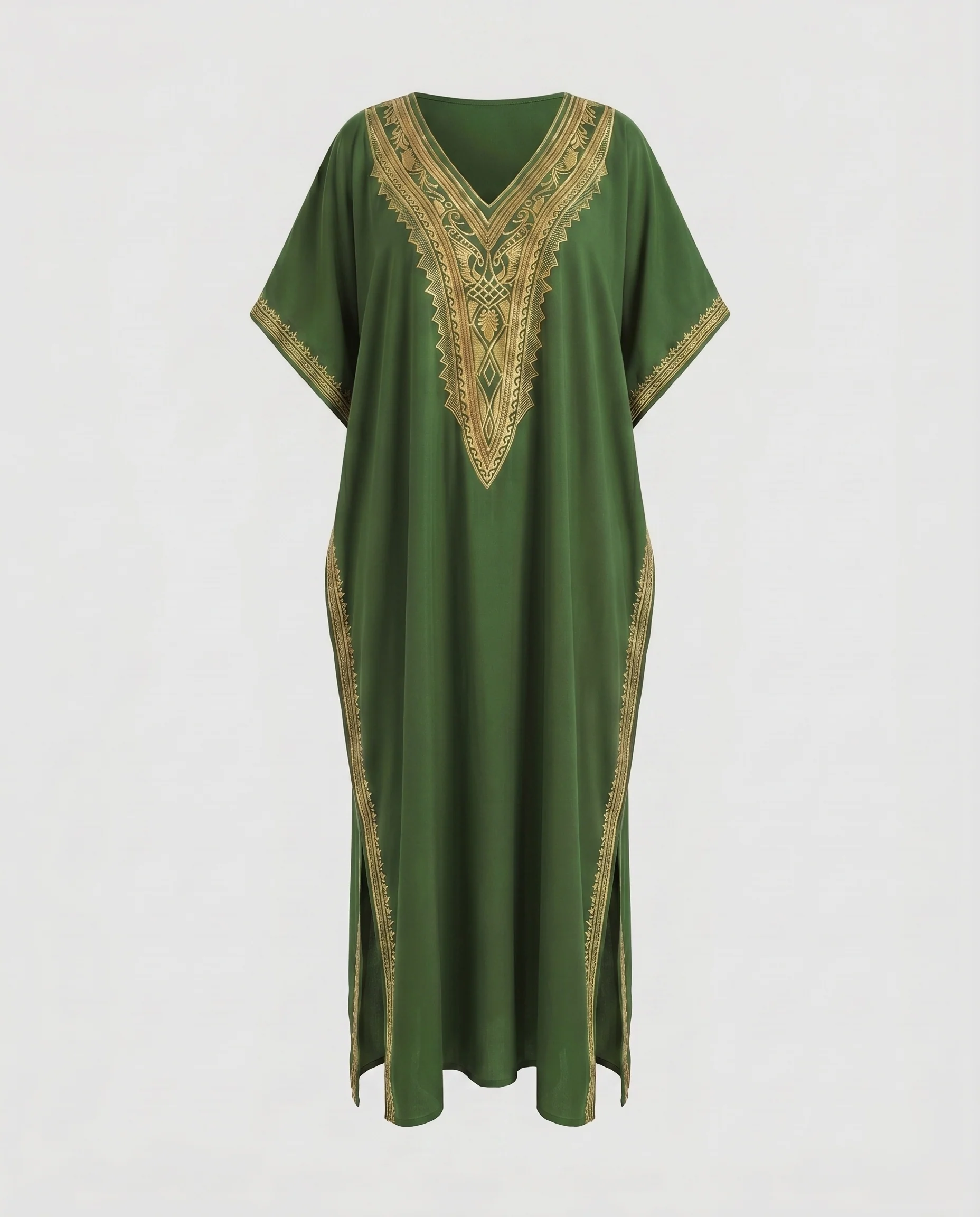 Damen Eleganter Kaftan mit kunstvoller Stickerei R&B - Image 6