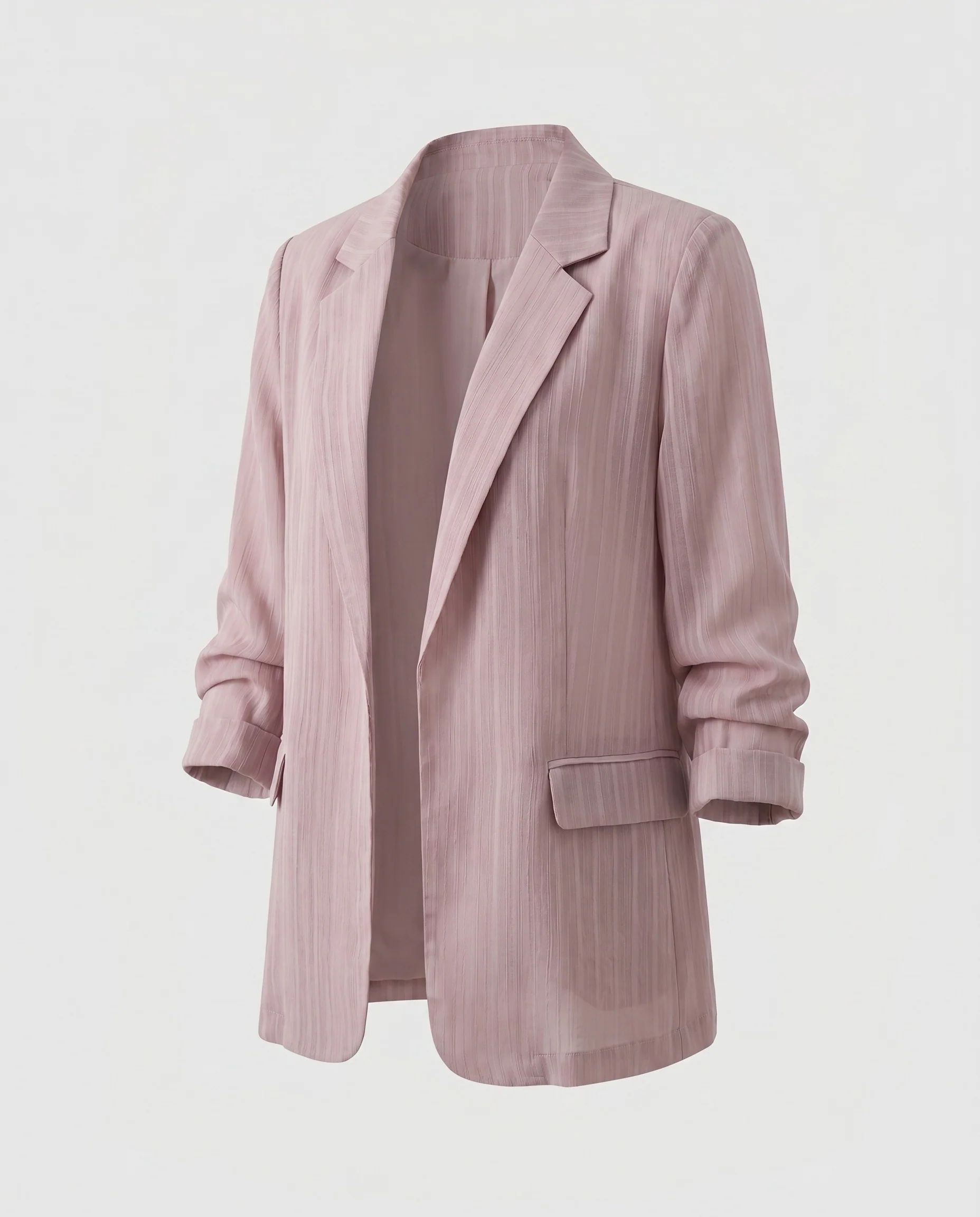 Damen Eleganter lässiger Blazer mit strukturiertem Design R&B - Image 5