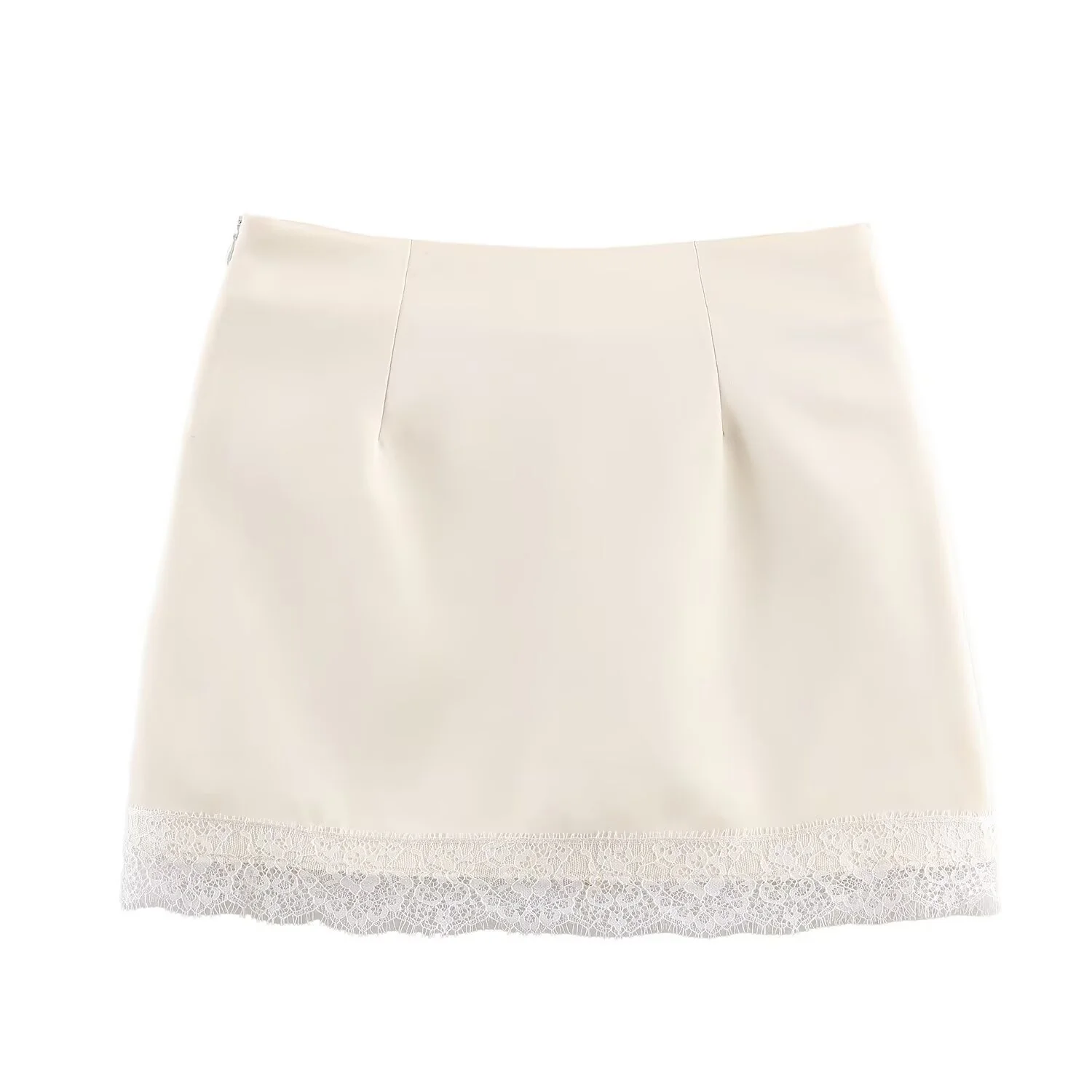 Damen eleganter Rock mit Spitzenbesatz R&B - Image 3