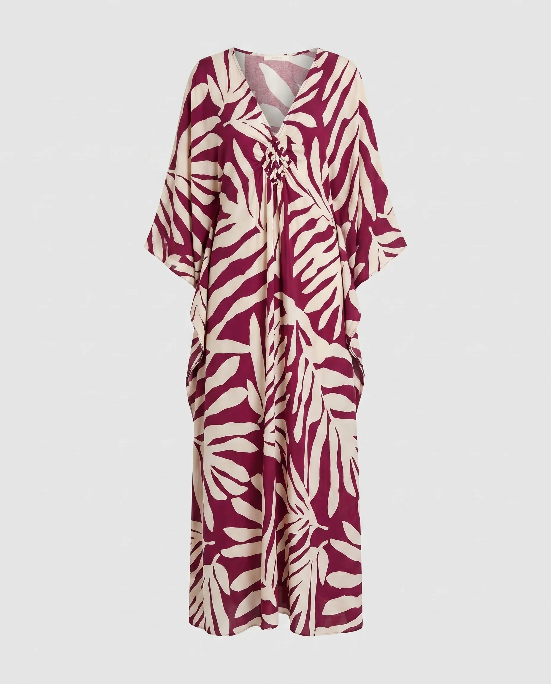 Damen eleganter Strandkleid mit tiefem V-Ausschnitt und innovativem Animal-Print R&B - Image 23