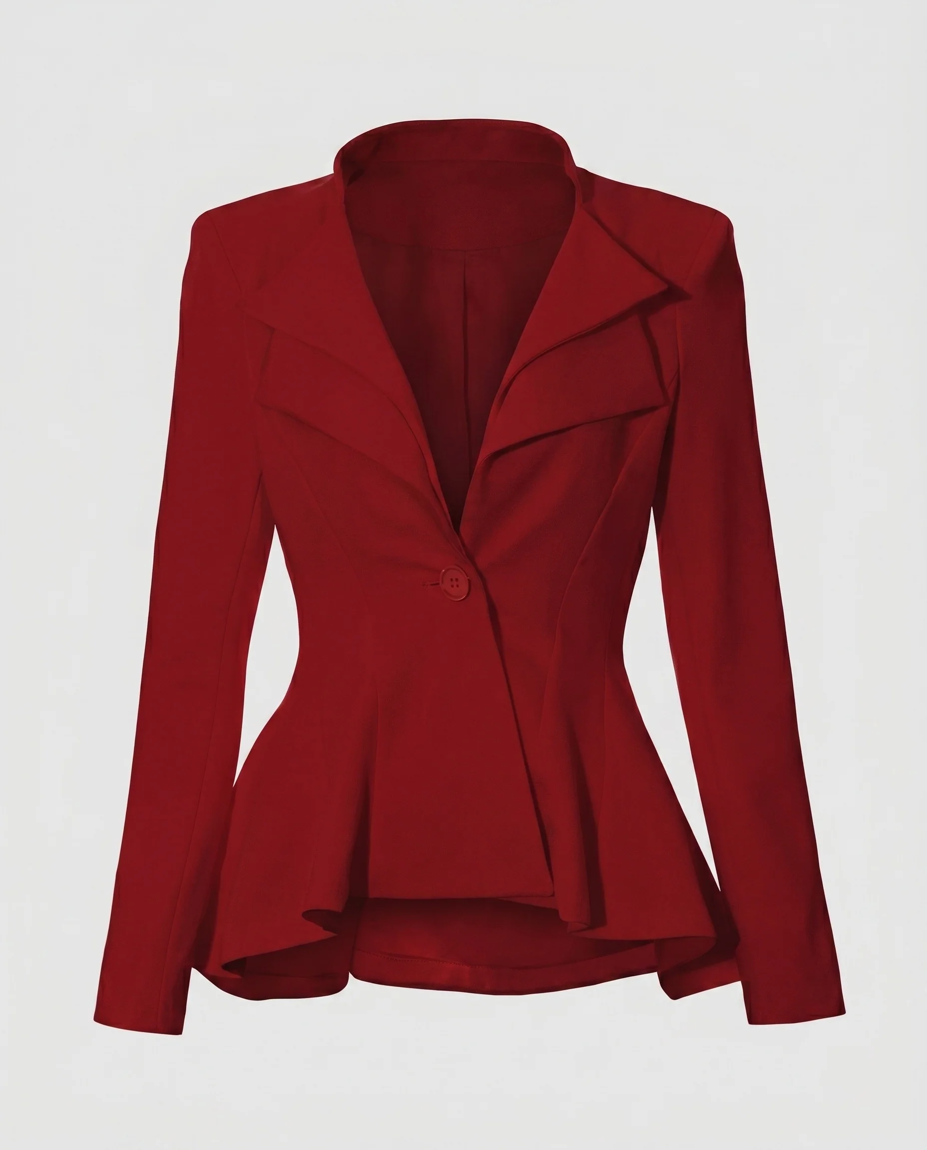 Damen Eleganter taillierter Blazer mit asymmetrischem Schnitt R&B - Image 5