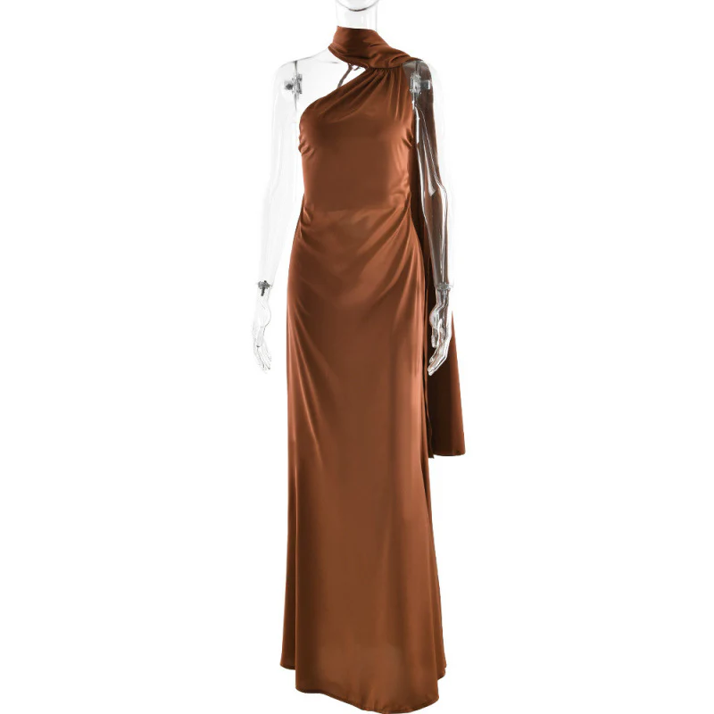 Damen Elegantes asymmetrisches Abendkleid mit schmalem Schnitt und raffinierten Details R&B - Image 6