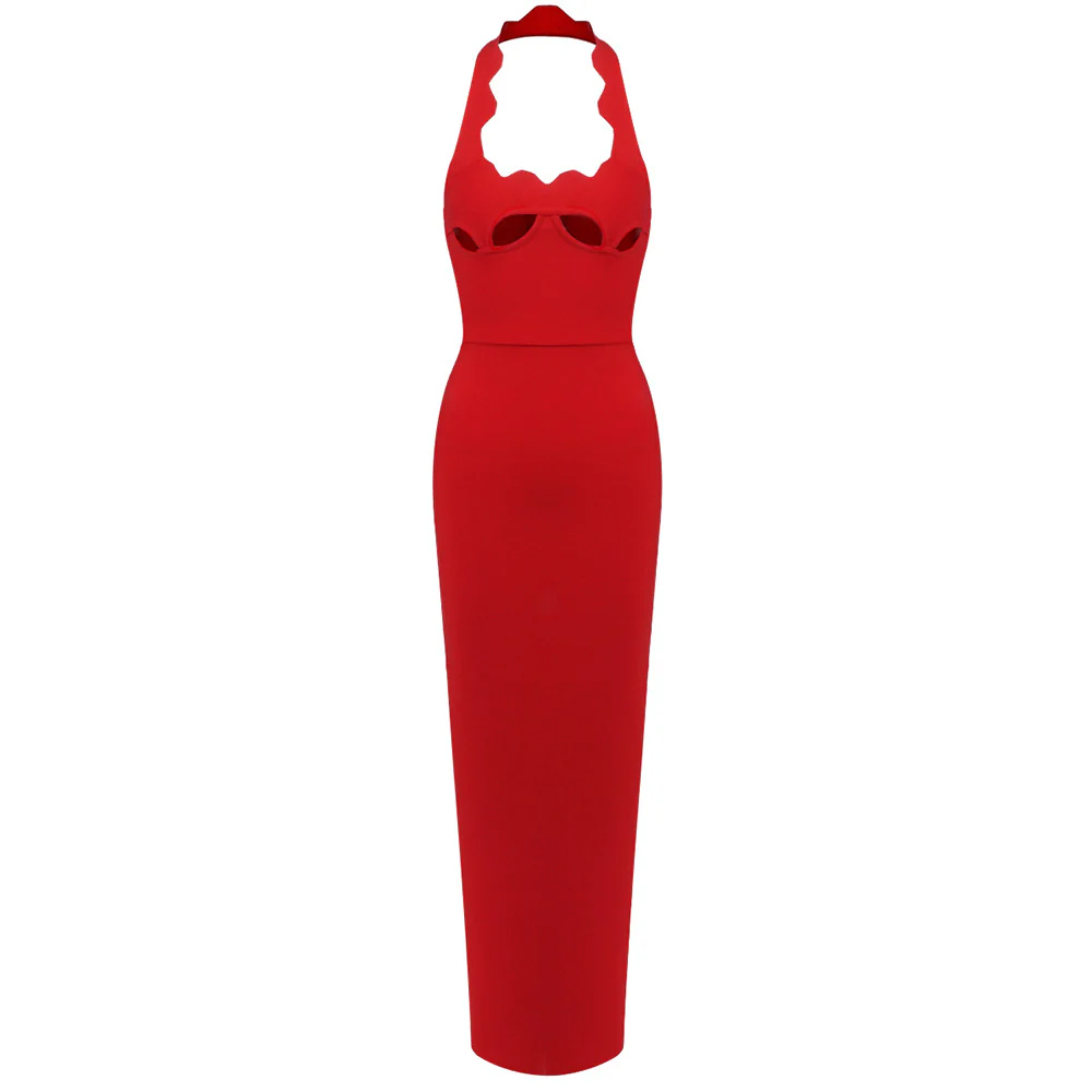 Damen Elegantes figurbetontes Abendkleid mit raffiniertem Ausschnitt Heidi-Mode - Image 7