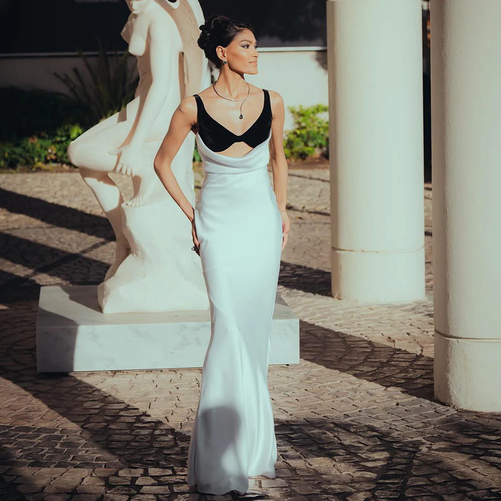 Damen Elegantes langes Kleid mit raffiniertem Bustier-Design und fließendem Rock Heidi-Mode - Image 2