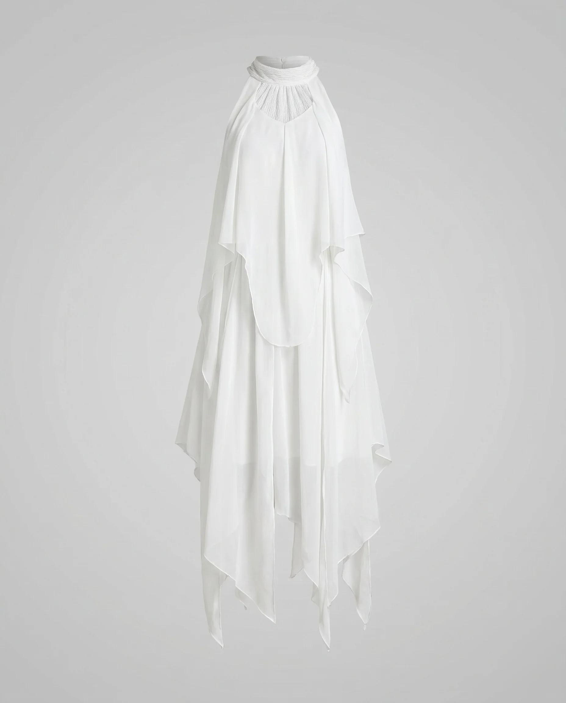 Damen elegantes Maxikleid mit fließendem Schnitt und raffinierten Rüschen R&B - Image 5