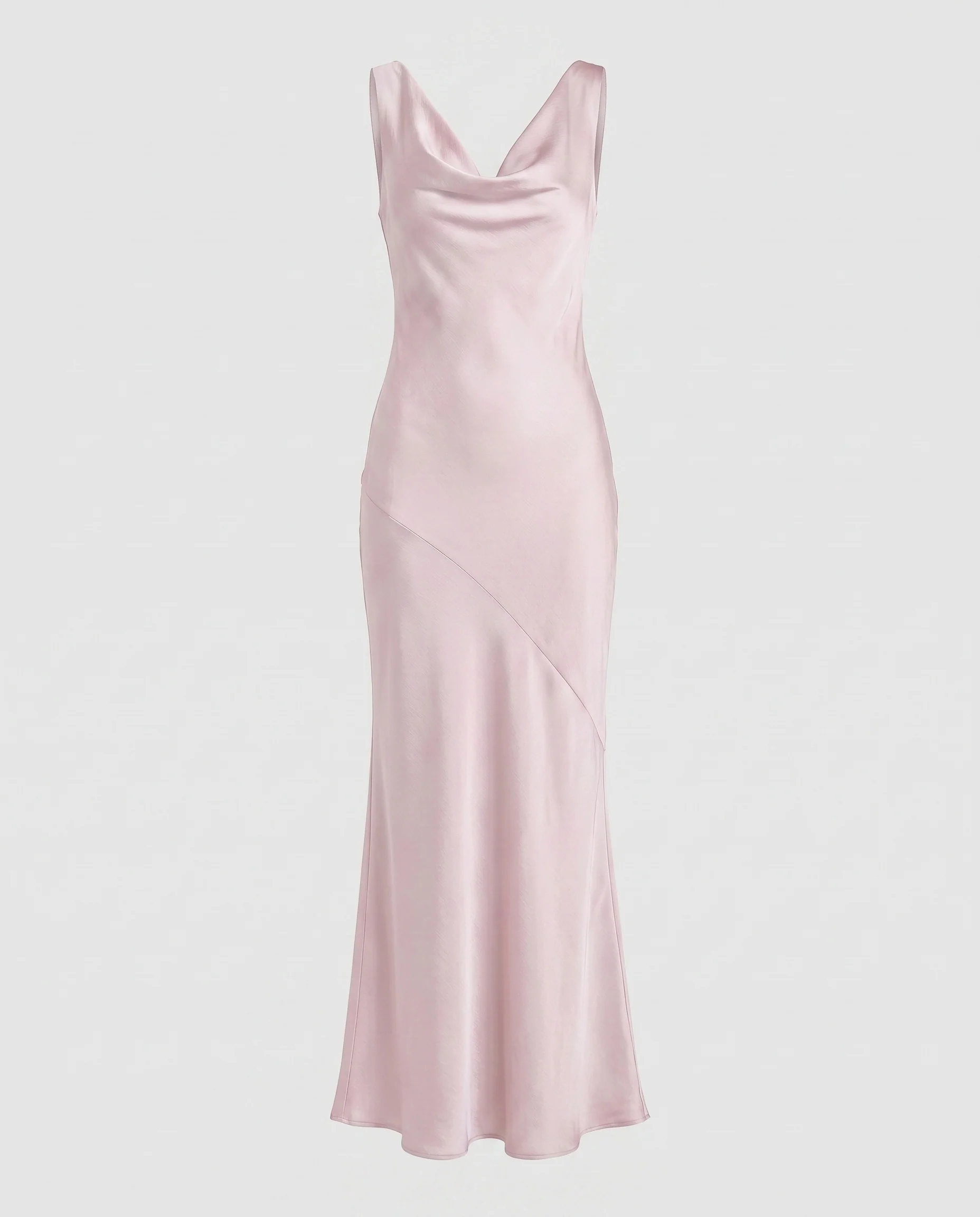 Damen Elegantes Maxikleid mit fließendem V-Ausschnitt und figurbetontem Schnitt R&B - Image 9