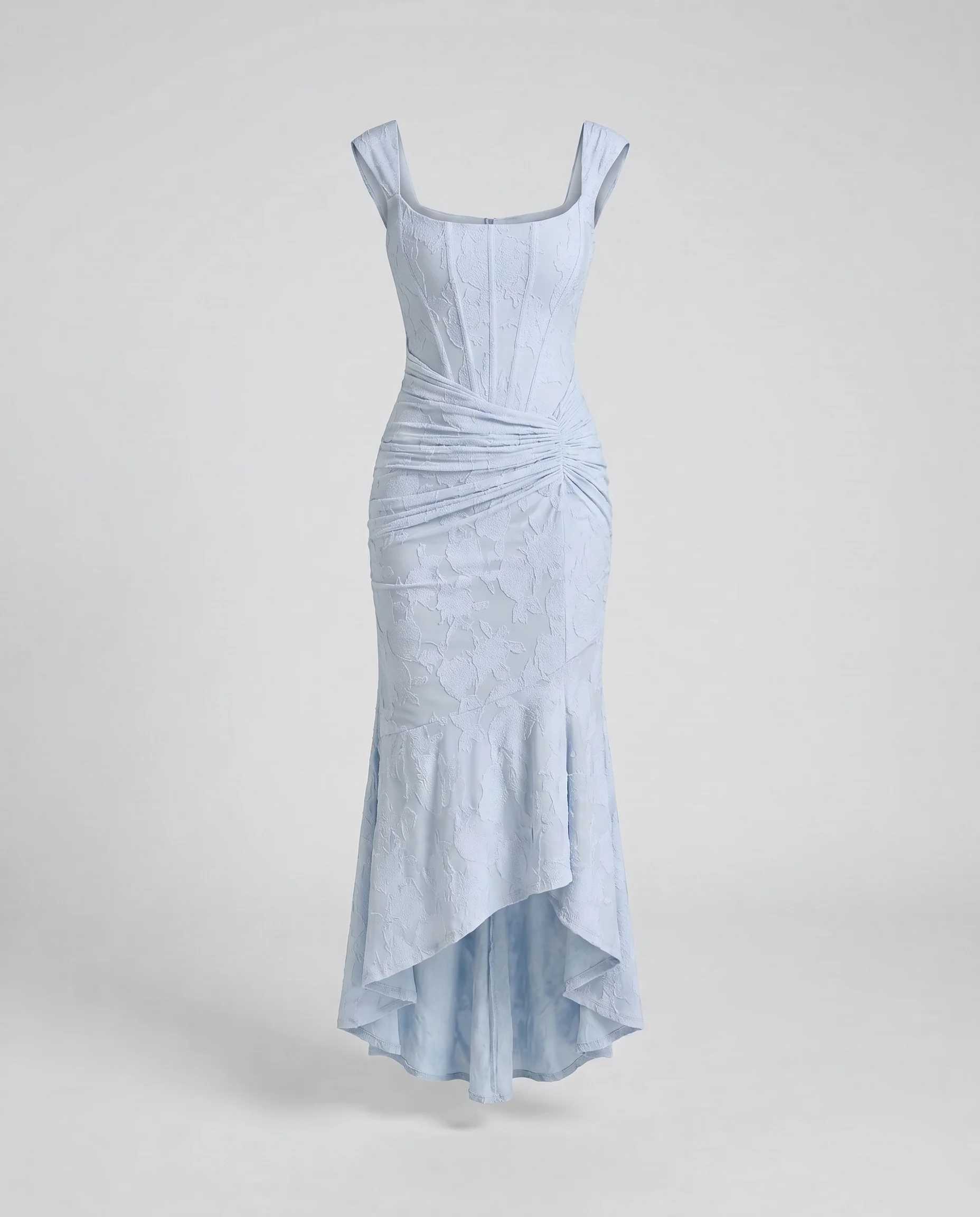 Damen Elegantes Maxikleid mit raffiniertem Spitzenfutter R&B - Image 6