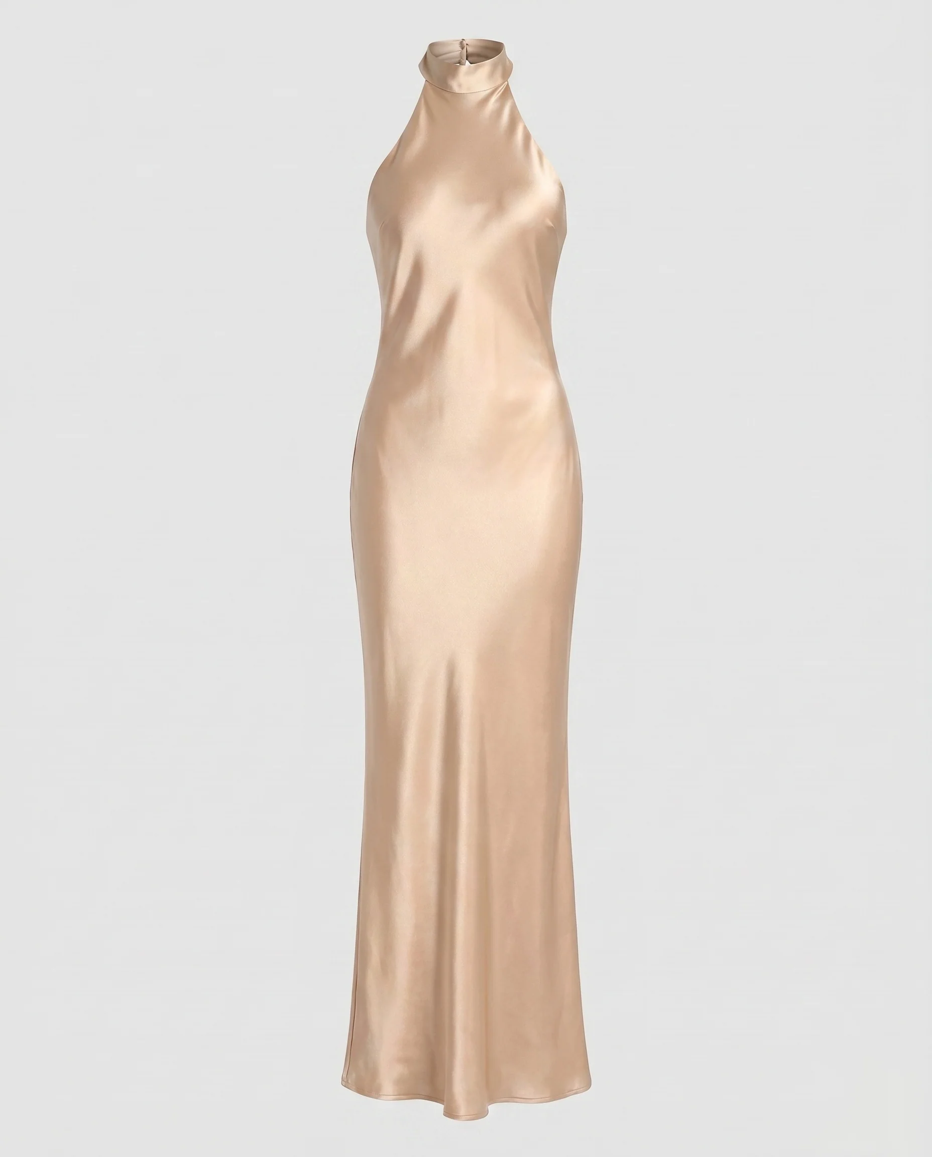 Damen Elegantes Maxikleid mit schimmerndem Halterdesign R&B - Image 12