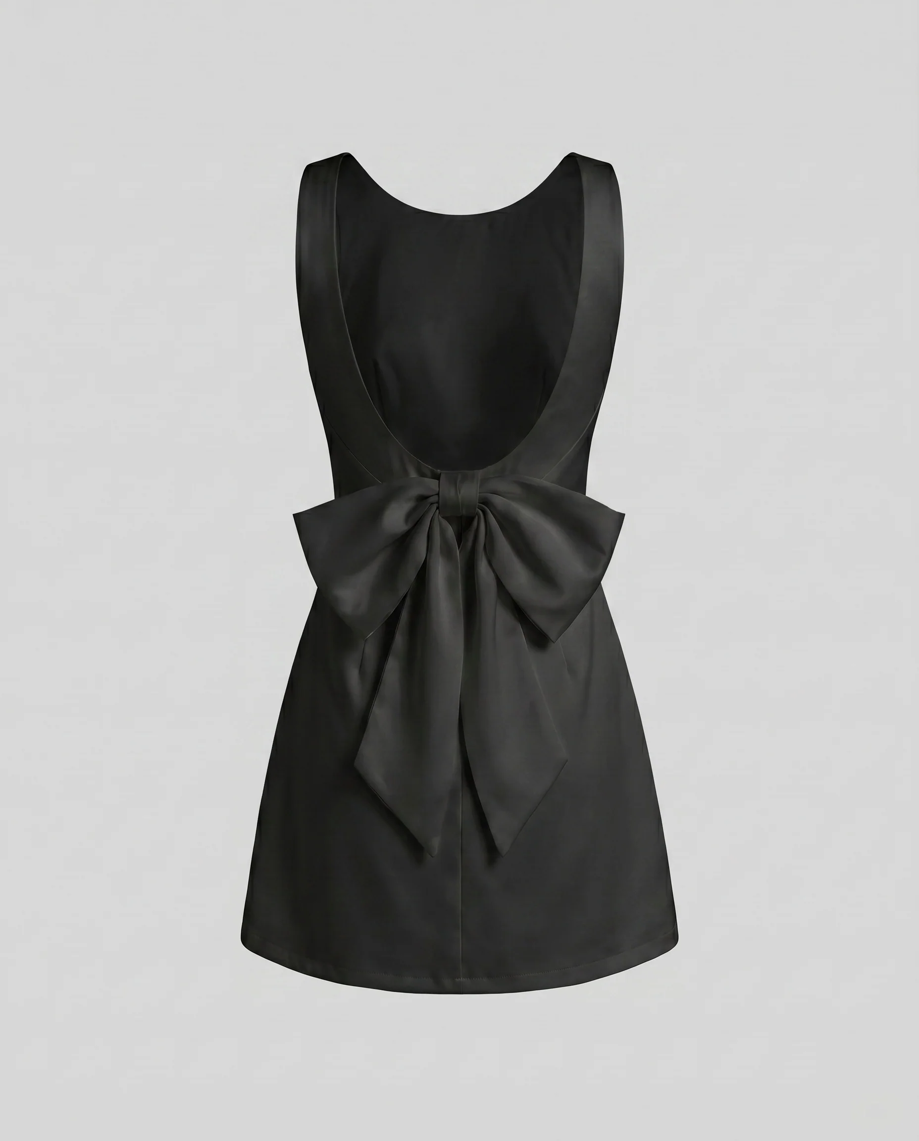 Damen Elegantes Minikleid mit tiefem Rückenausschnitt und verspieltem Schleifendetail R&B - Image 8