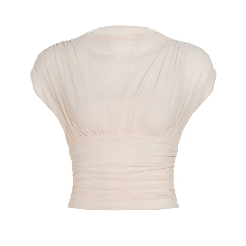 Damen elegantes Oberteil mit Rüschendetails und figurbetonten Schnitt Heidi-Mode - Image 8