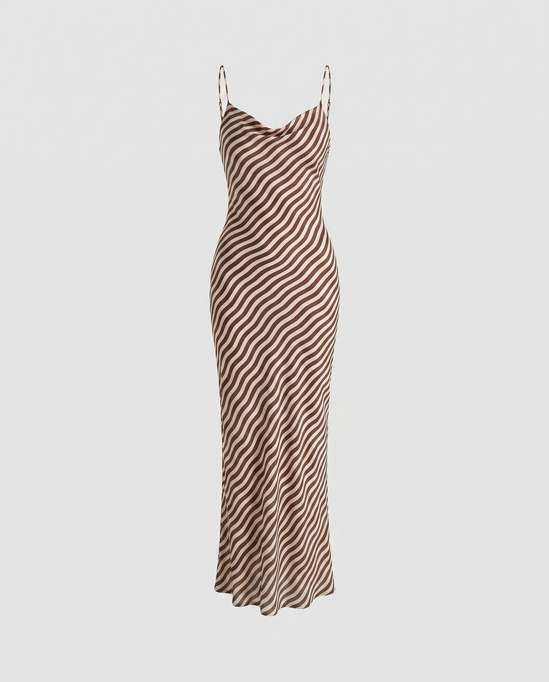 Damen Elegantes Sommerkleid mit schmalem Schnitt und schickem Spaghettiträgermuster R&B - Image 5