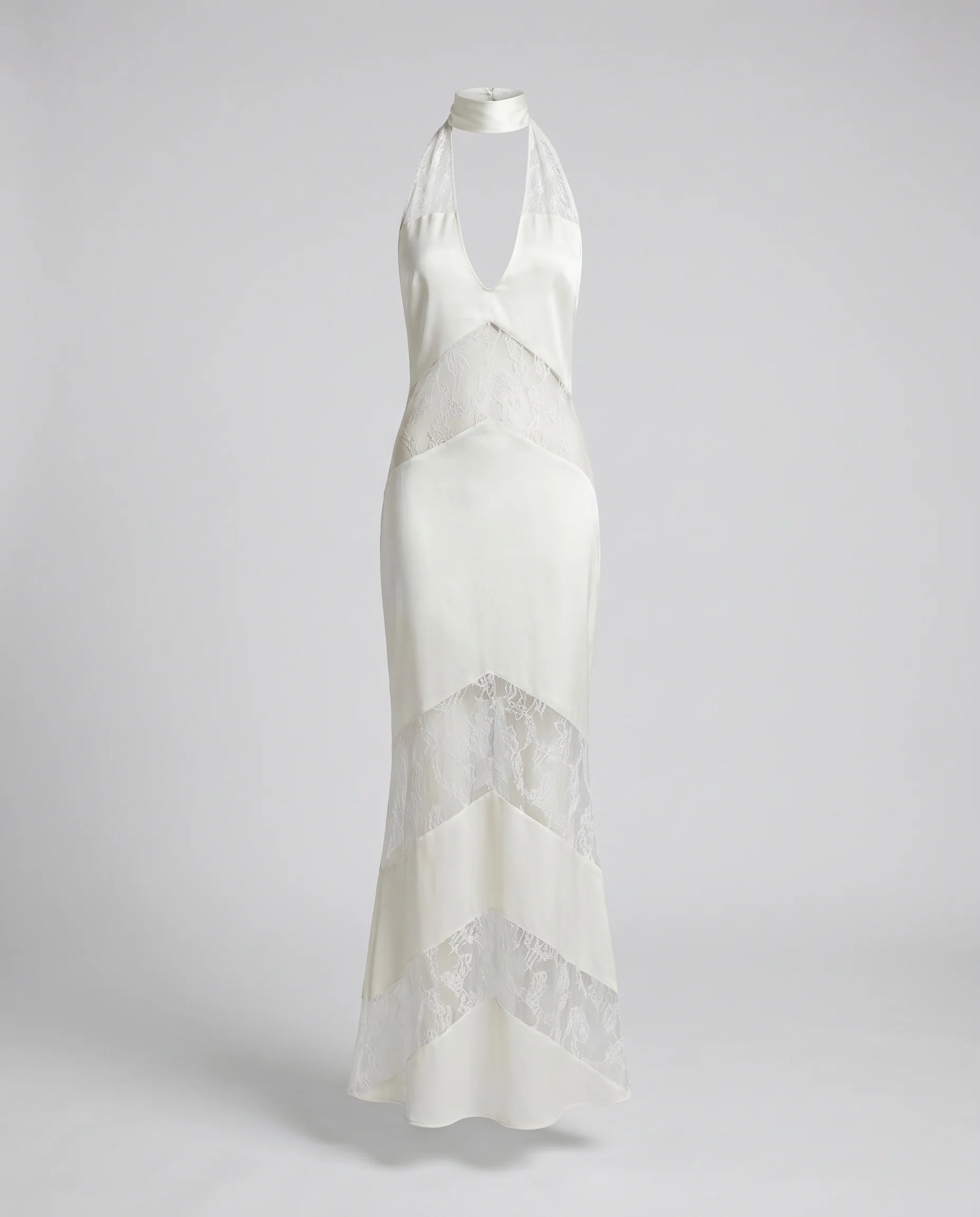 Damen Elegantes Spitzen-Maxikleid mit transparenten Einsätzen R&B - Image 5