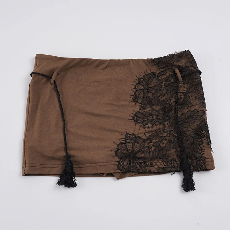 Damen Elegantes Spitzenoberteil mit modischem Kragen und raffinierten Knopfdetails R&B - Image 8