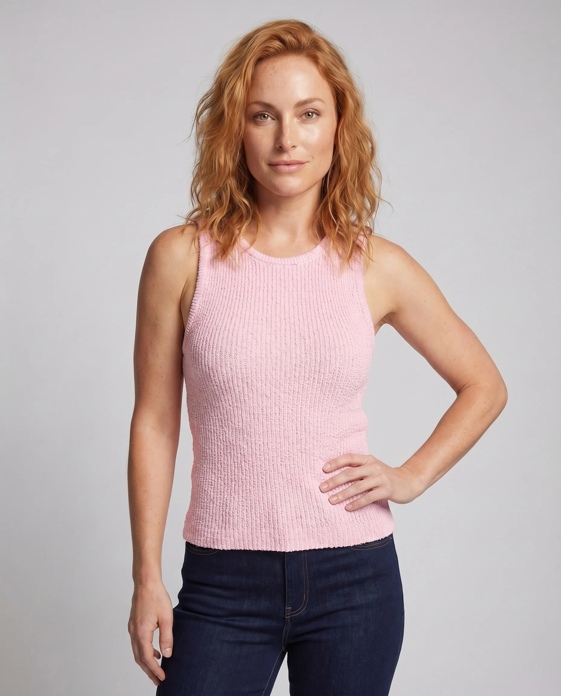Damen elegantes Strickoberteil mit glitzernden Akzenten - Image 2