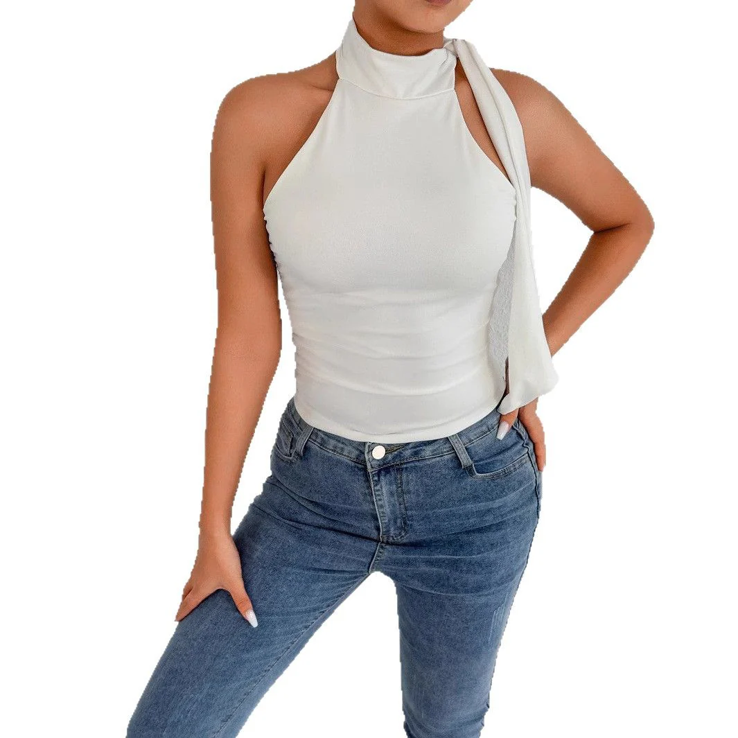Damen elegantes Top mit femininer Schleifenoptik R&B - Image 5