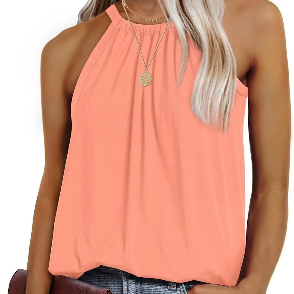 Damen Elegantes Trägershirt mit raffinierten Falten R&B - Image 3