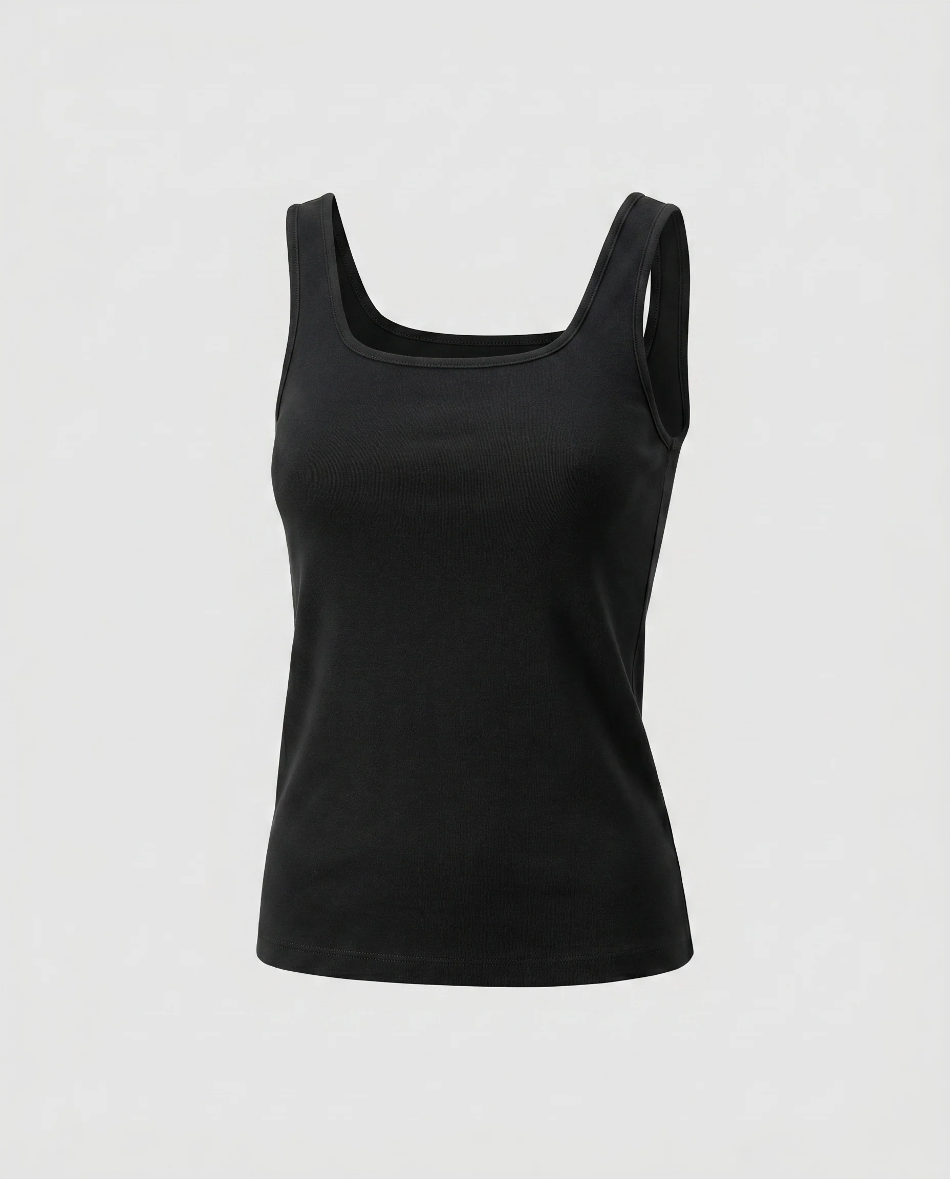 Damen elegantes Trägertop aus hochwertiger Baumwolle mit feinem Schnitt - Image 5