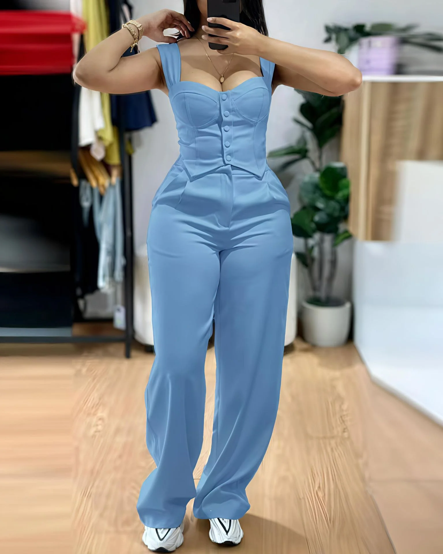 Damen Elegantes und figurbetontes Jumpsuit R&B - Image 7