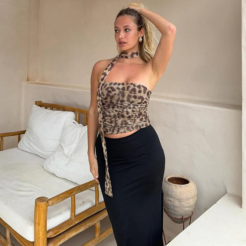Damen Elegantes Wickel-Top mit asymmetrischem Schnitt und Rüschendetails R&B - Image 3