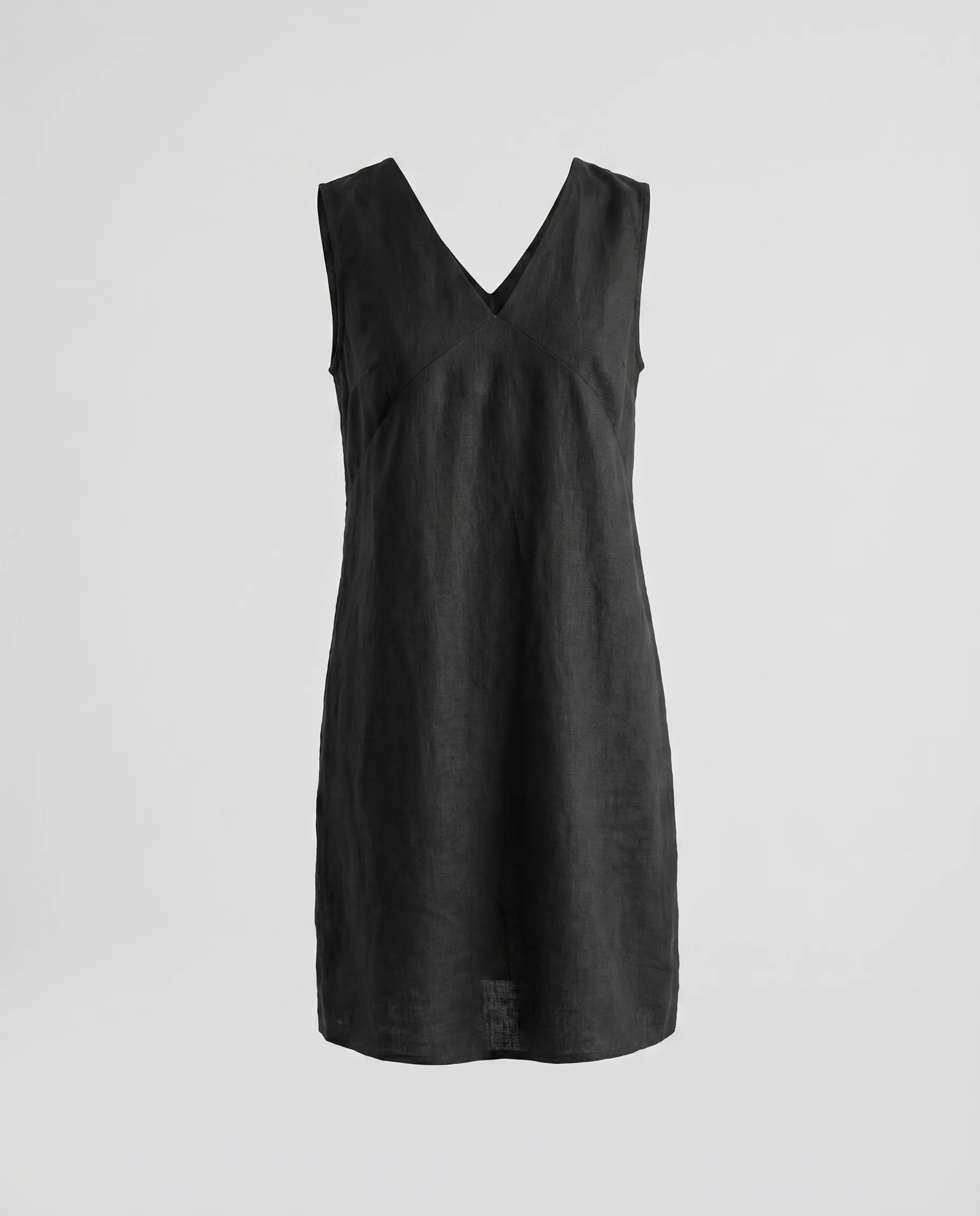 Damen elegantes Wickelkleid aus hochwertigem Leinen mit minimalistischer Silhouette - Image 5