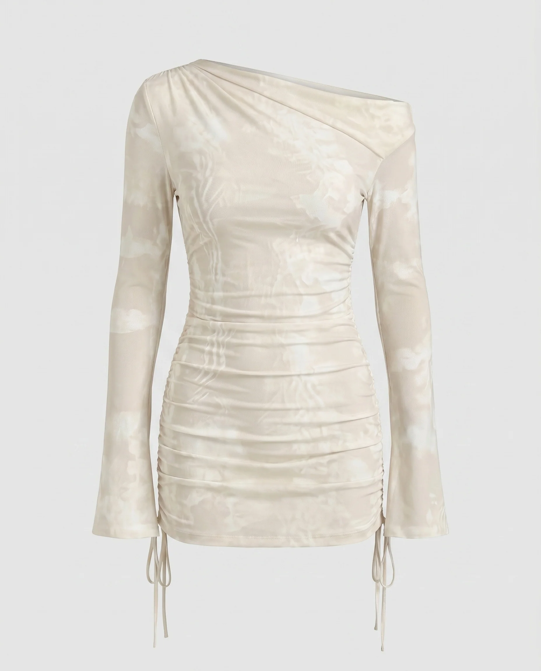 Damen Elegantes Wickelkleid mit asymmetrischem Schnitt und fließendem Obermaterial R&B - Image 5