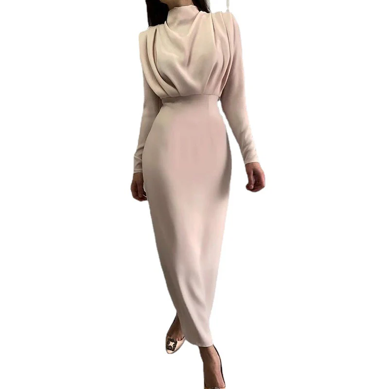Damen Elegantes Wickelkleid mit Raffungen und langem Schnitt R&B - Image 10
