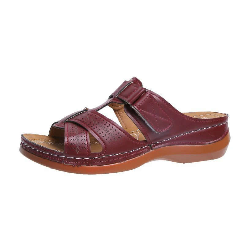 Damen ergonomische Freizeitsandalen mit verstellbarem Riemen und atmungsaktiver Obermaterialstruktur R&B - Image 11