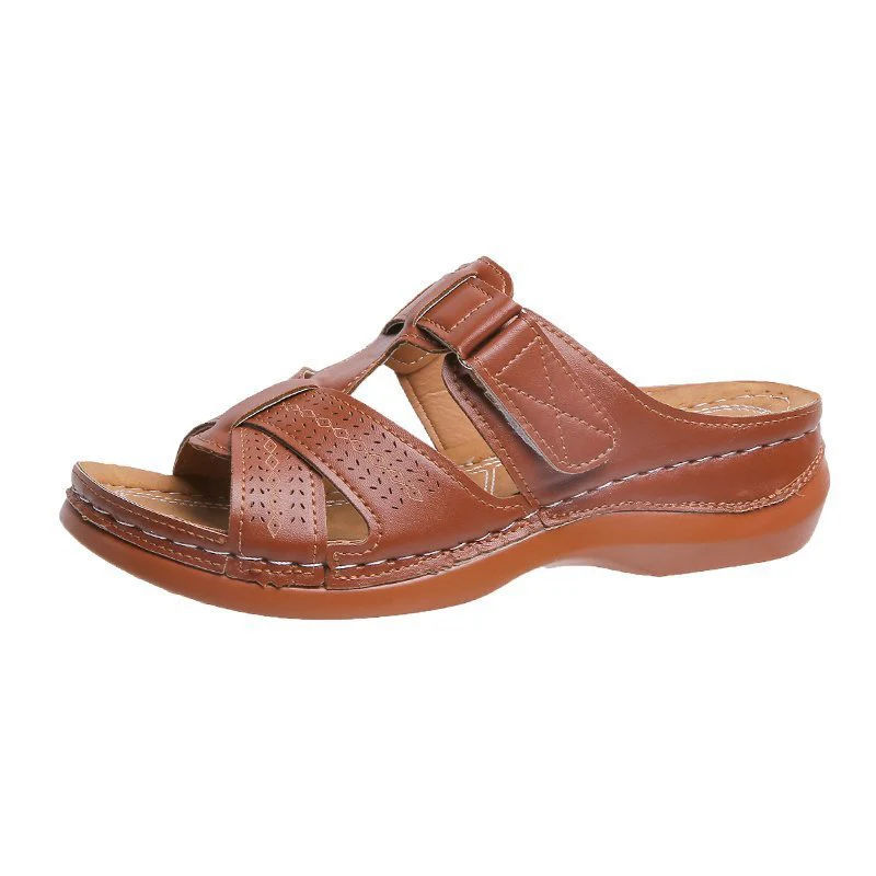 Damen ergonomische Freizeitsandalen mit verstellbarem Riemen und atmungsaktiver Obermaterialstruktur R&B - Image 6