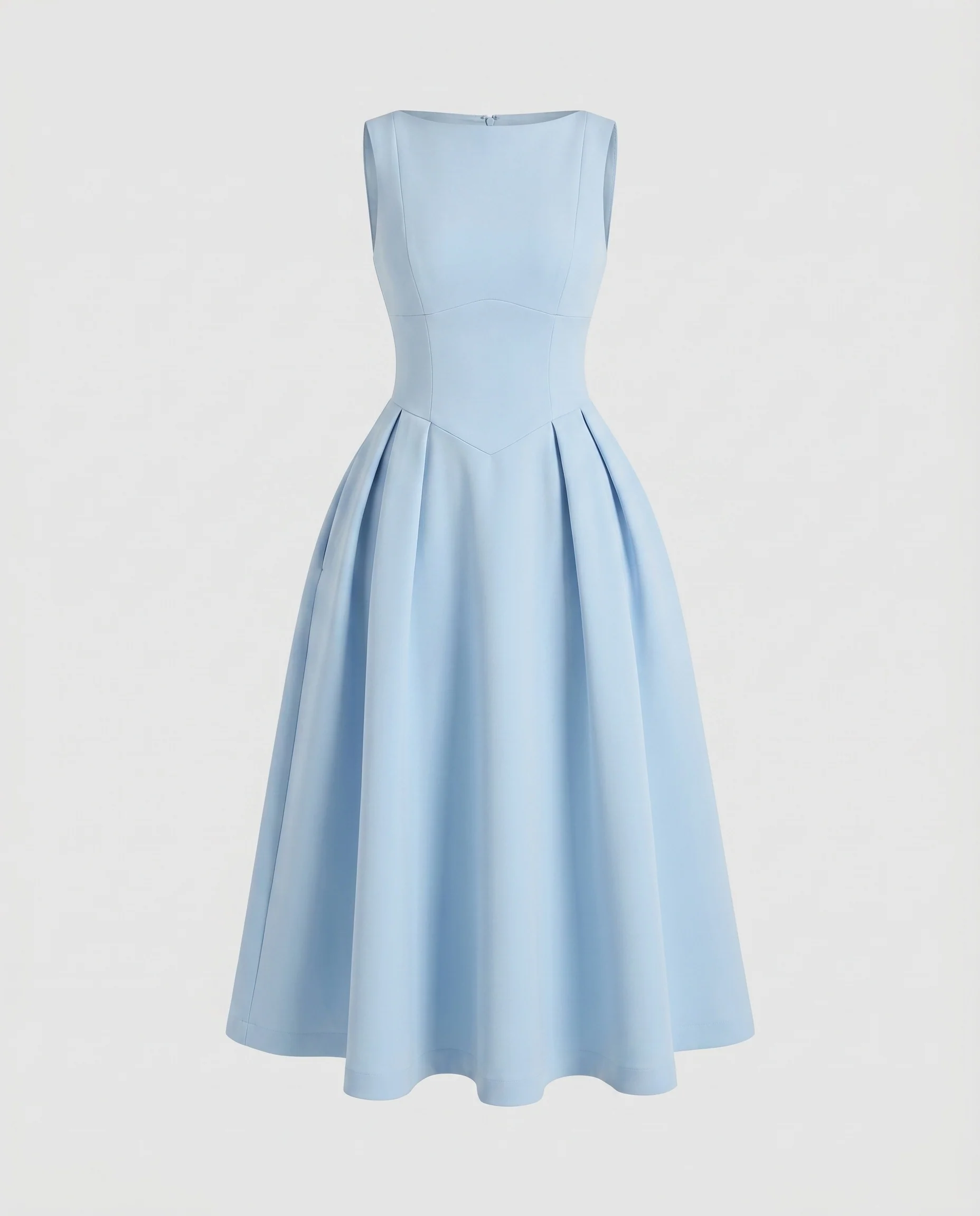 Damen Etuikleid mit weit schwingendem Rock und elegantem Ausschnitt R&B - Image 5