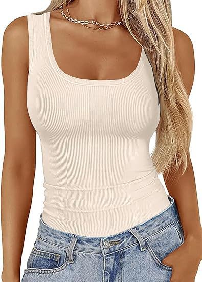 Damen figurbetontes Ripptop mit breiten Trägern und angenehmem Abschluss R&B - Image 9