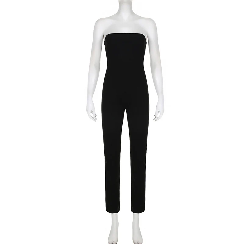 Damen figurbetonender Langoverall mit schickem Rippdesign und modernem Schnitt Heidi-Mode - Image 6