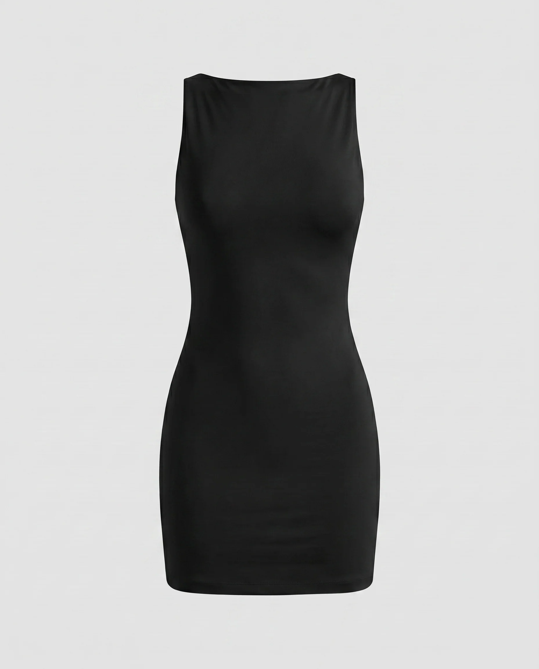 Damen figurbetontes Minikleid mit elegantem Halsausschnitt R&B - Image 7