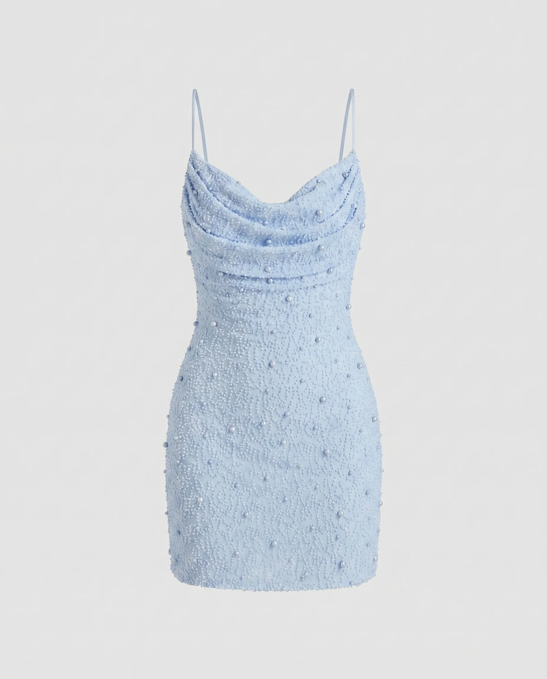 Damen Figurbetontes Minikleid mit strukturiertem Obermaterial R&B - Image 5