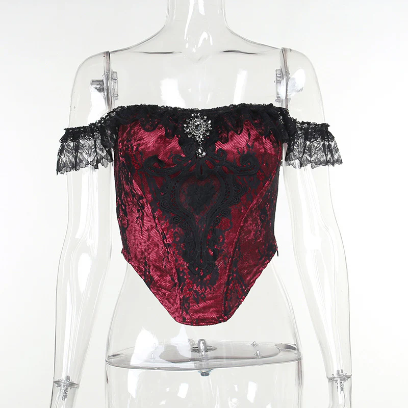 Damen figurbetonte Bluse mit Rüschendetails und Schnürung R&B - Image 41