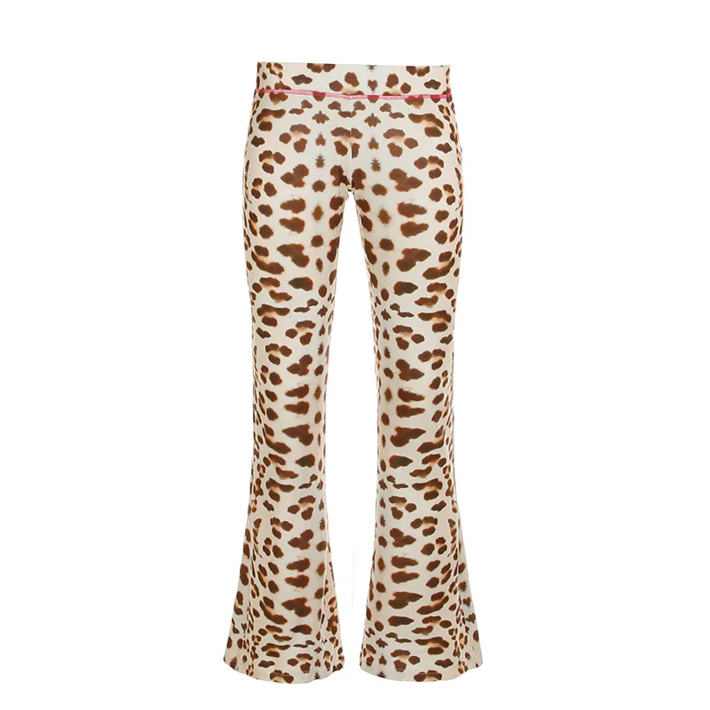 Damen Flared-Hose mit modernem Leopardenmuster R&B - Image 6