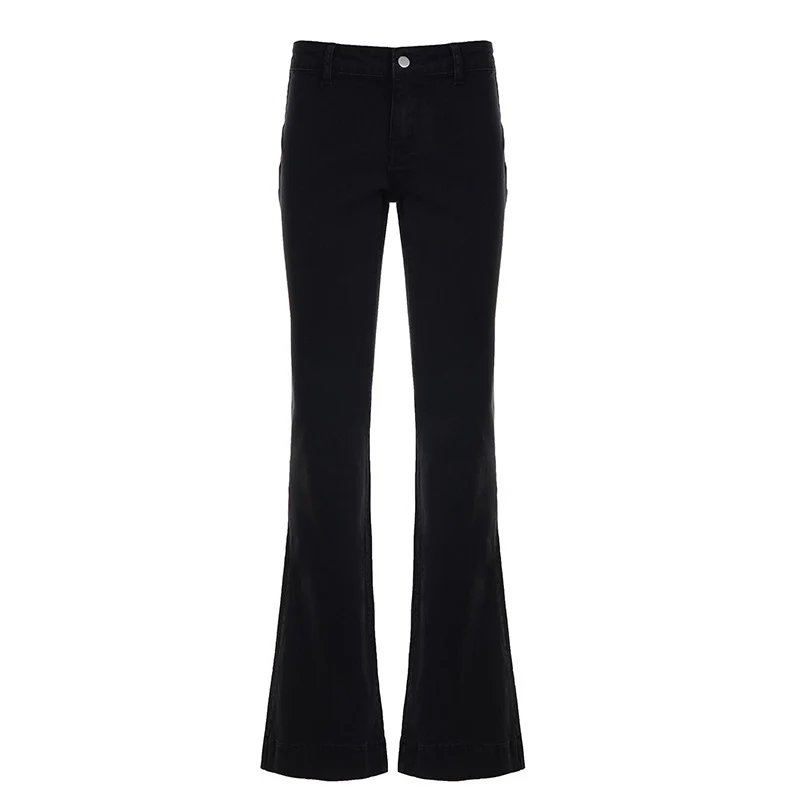 Damen Flared Jeans im zeitlosen Design mit hohem Bund Heidi-Mode - Image 7