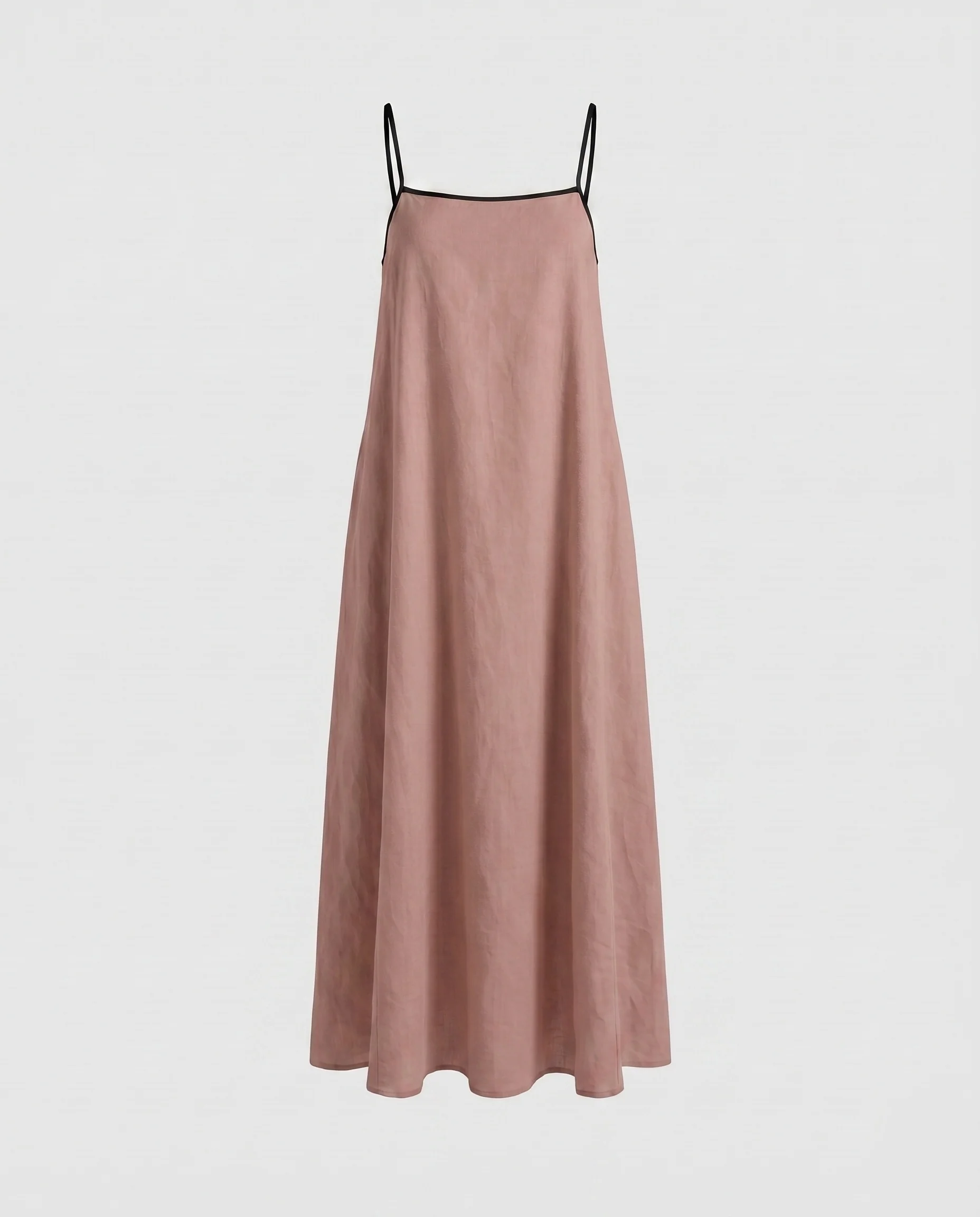 Damen Fließendes Maxikleid mit schmalen Spaghettiträgern und eleganter Silhouette R&B - Image 7