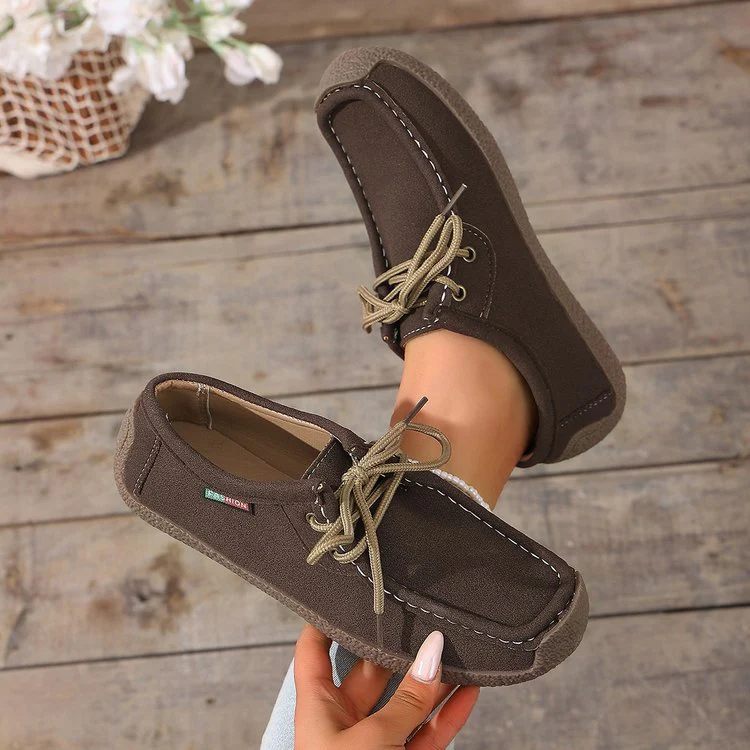 Damen Freizeitschuhe mit komfortabler Schnürung und rutschfester Sohle R&B - Image 3