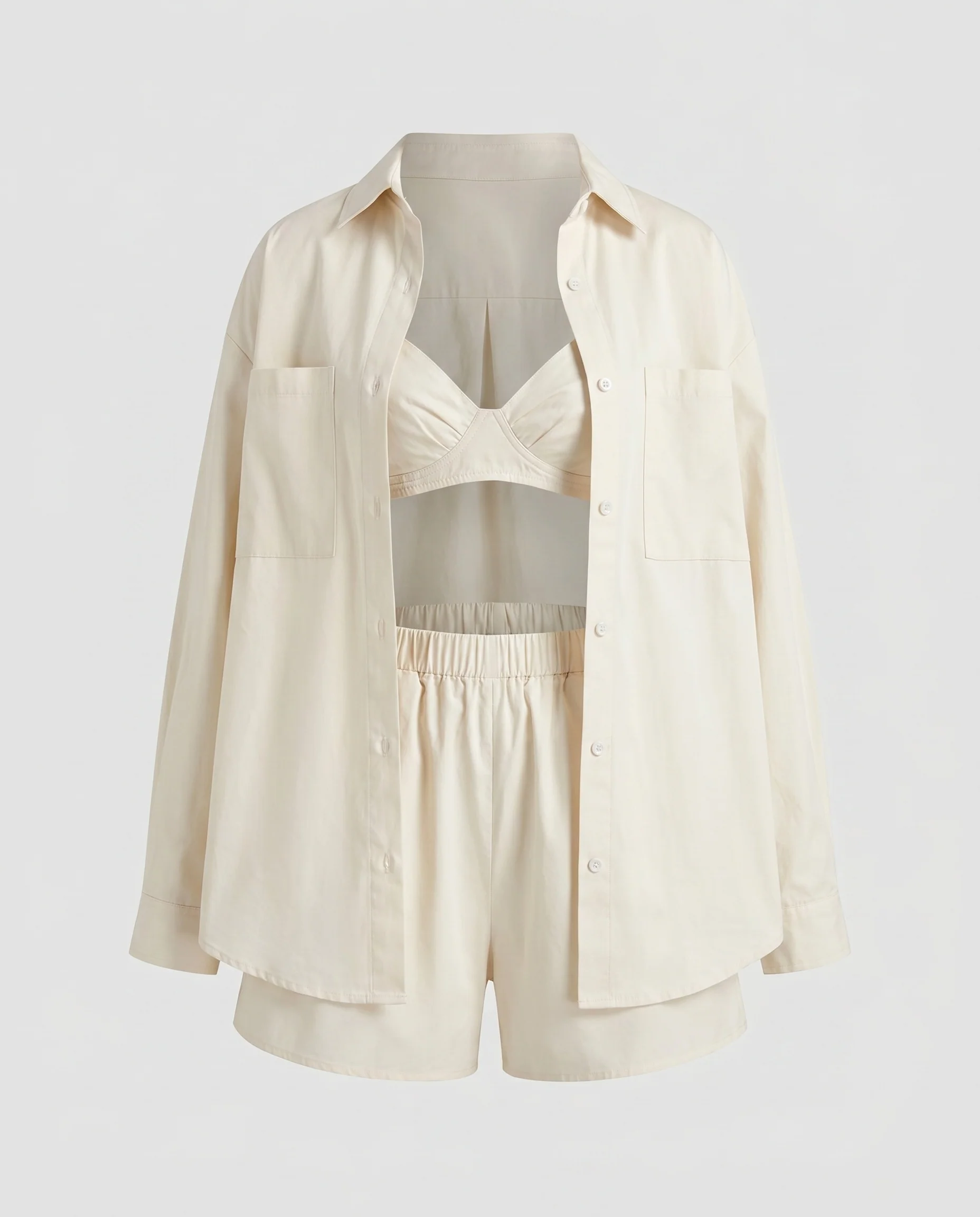 Damen Freizeit-Set aus Oberteil und Shorts - Image 4