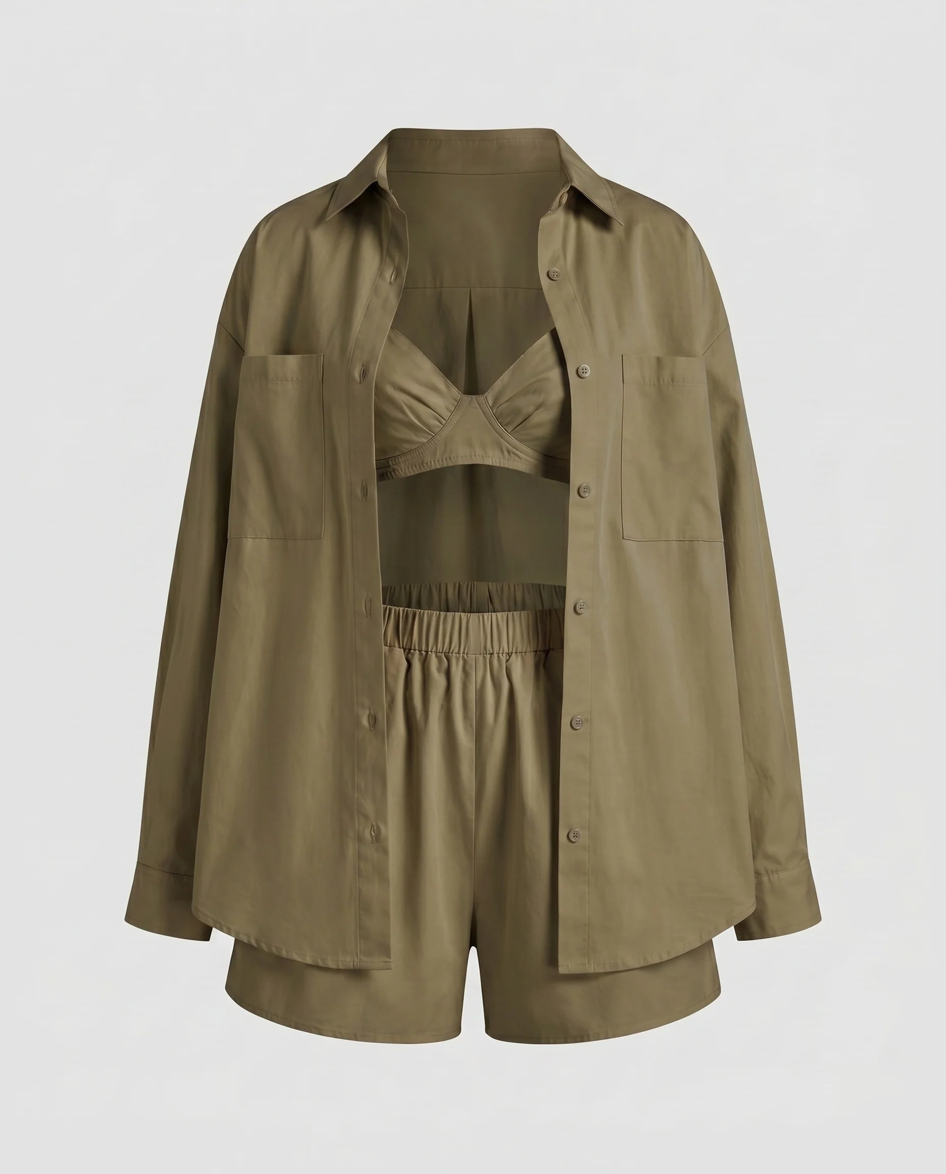 Damen Freizeit-Set aus Oberteil und Shorts - Image 5