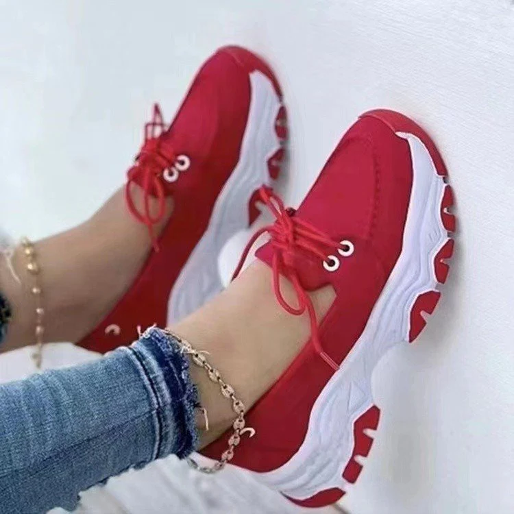 Damen Freizeit-Sneaker mit floralem Design und rutschfester Sohle R&B - Image 2