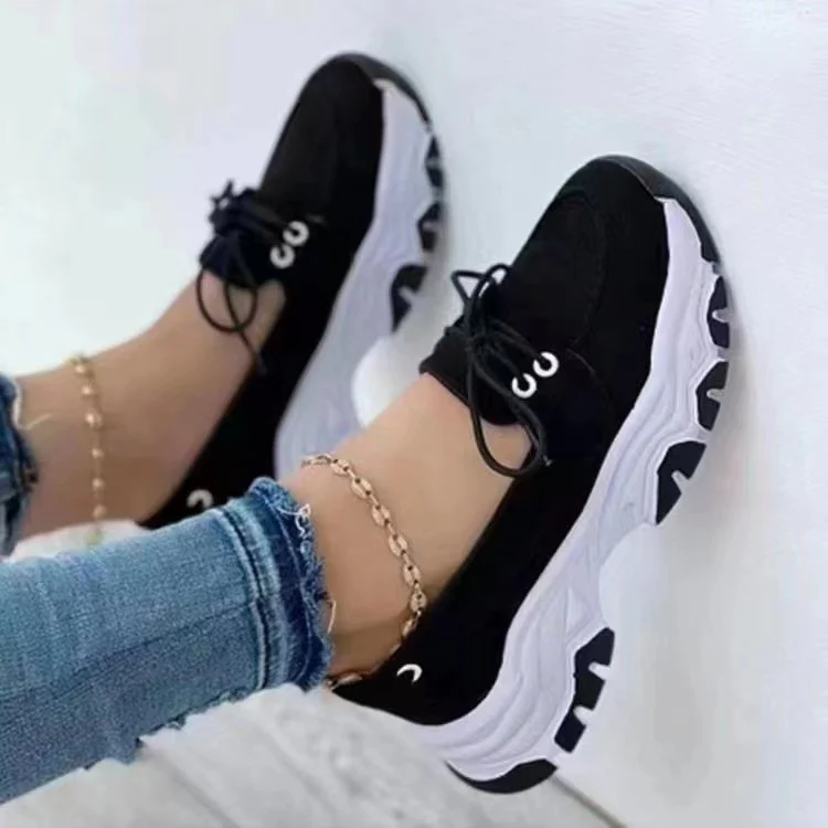 Damen Freizeit-Sneaker mit floralem Design und rutschfester Sohle R&B - Image 23