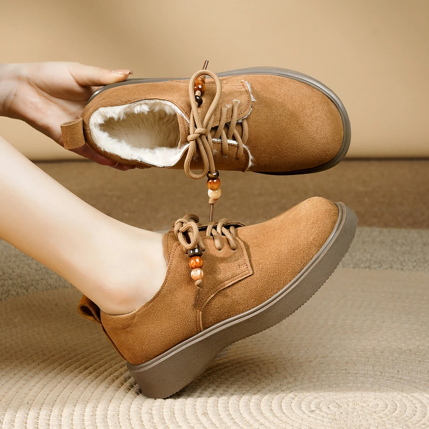 Damen Freizeit Sneakers im modernen Design mit rutschfester Sohle und komfortablem Innenfutter R&B - Image 2