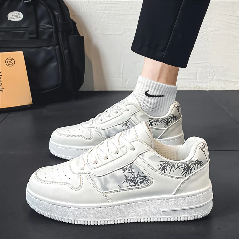 Damen Freizeitsneaker mit einzigartigem Grafikunterschrift und rutschfester Sohle R&B - Image 3