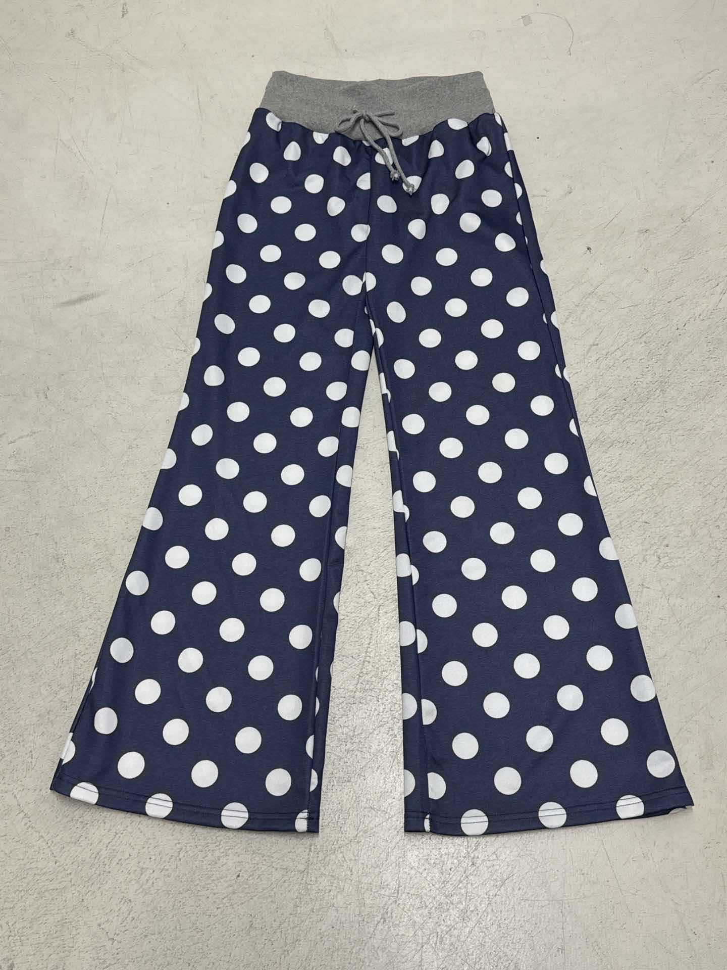 Damen Freizeithose mit modischem Punktedesign und elastischem Bund R&B - Image 6