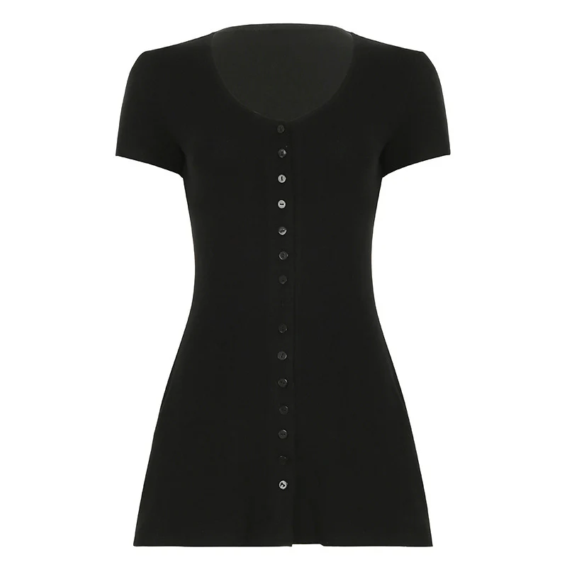 Damen Freizeitkleid mit durchgehender Knopfleiste und lockerer Passform Heidi-Mode - Image 7