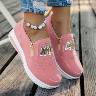 Damen Freizeitsneaker mit elastischem Einschlupf und modischem Reißverschluss R&B - Image 10