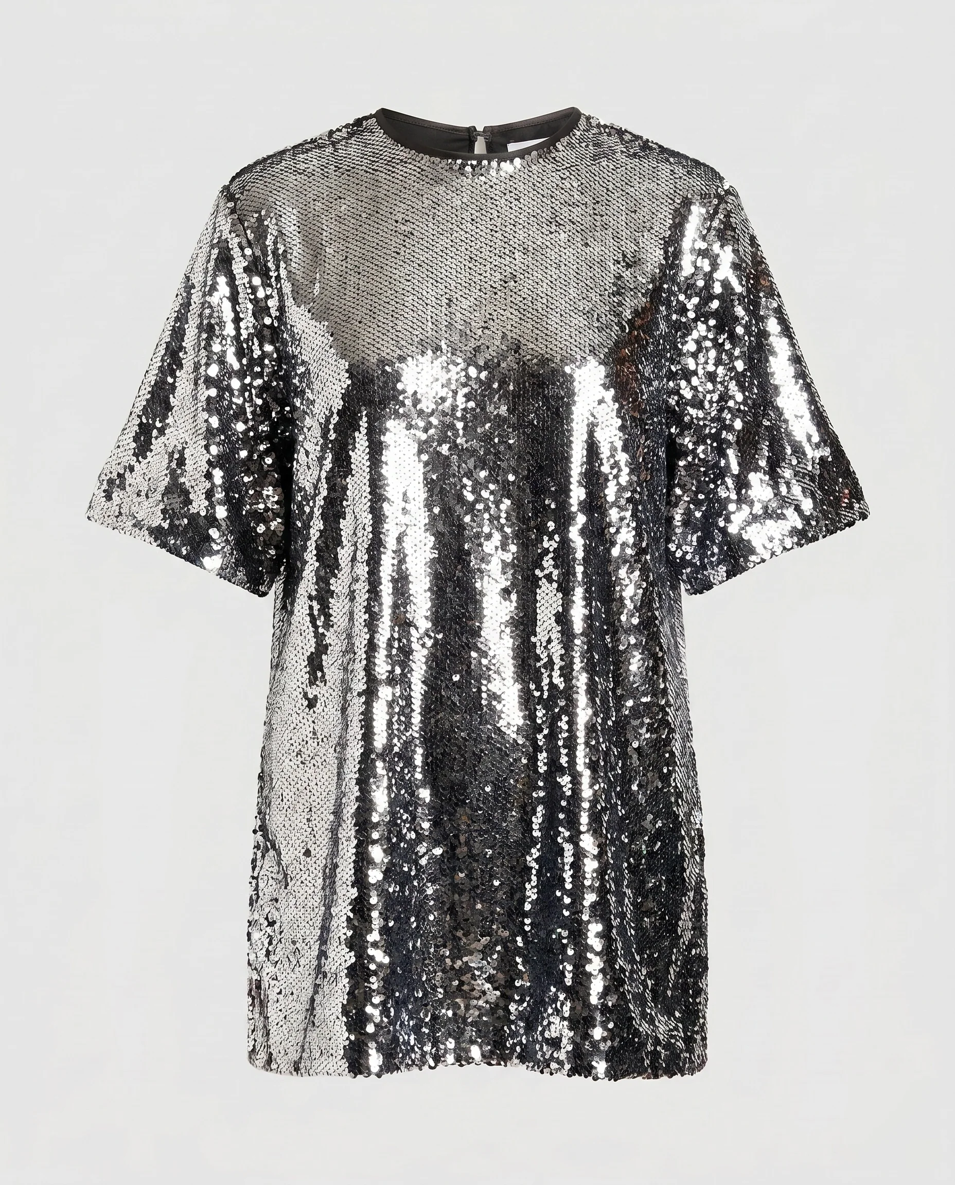 Damen Funkelndes Paillettenoberteil mit oversized Schnitt R&B - Image 6
